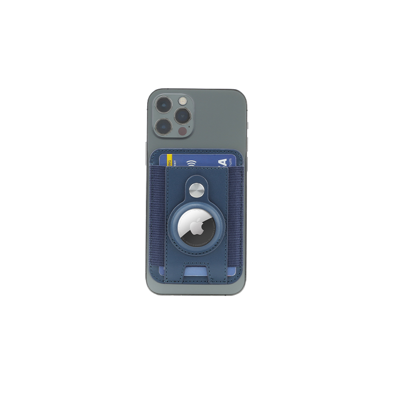 MARZ - Santhome Airtag Cardholder - Navy Blue