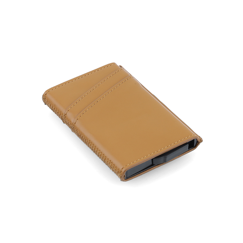 TROMSI - PU Card Holder with Air Tag - Tan