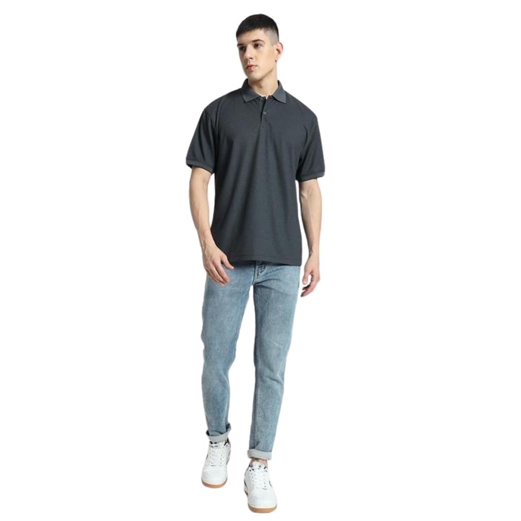 Santhome COMO - Premium Texture Knit Polo Shirt