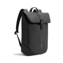  Urban Water Resistant Flap-top Backpack - Black