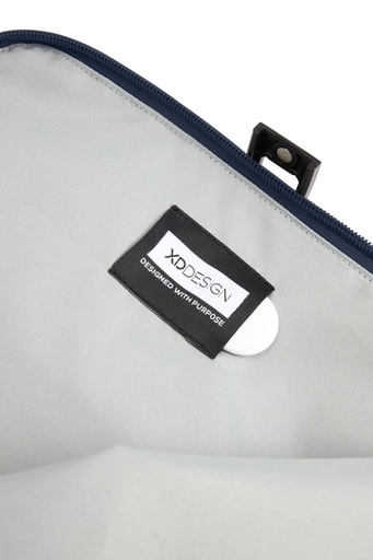  Urban Water Resistant Flap-top Backpack - Navy