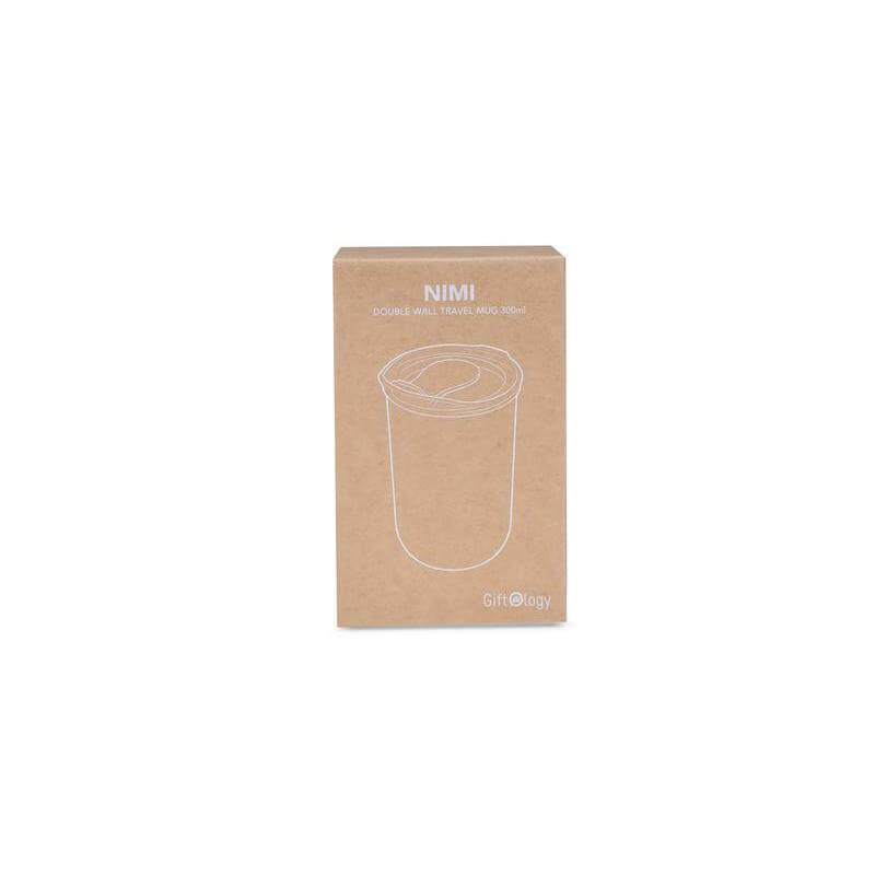 NIMI - Giftology Double Wall Travel Mug 300ml - Green
