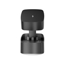 VIRTON - Giftology Magnetic Car Phone Holder and 15W Wireless Charger - Black