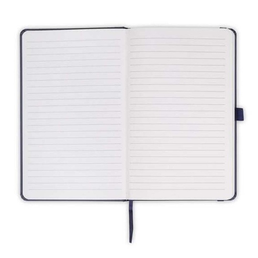 FAROE - Santhome A5 PU Hard Cover Notebook with Pen Loop - Navy Blue