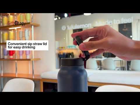 FERRO - Giftology Magnetic Phone Holder Water Bottle 760ml - White