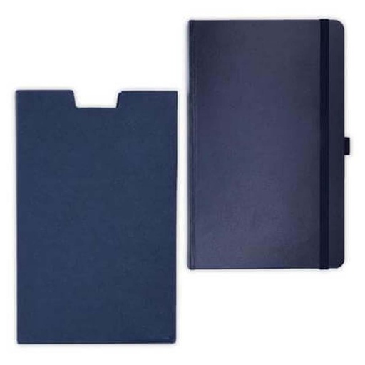 BARON - Santhome Expanded A5 Hard Cover Notebook - Navy Blue