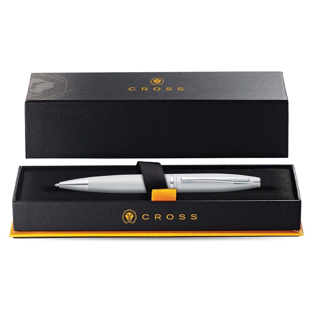 Cross Calais™ Satin Chrome With Polished Chrome Appointments Ballpoint Pen with Blue Ink
