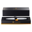 Cross Calais™ Satin Chrome With Polished Chrome Appointments Ballpoint Pen with Blue Ink