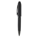 Peerless™ Polished Black PVD Engraved Diamond Pattern with Black PVD Appointments and Swarovski Crystal Ballpoint Pen with Blue Ink