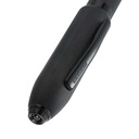 Peerless™ Polished Black PVD Engraved Diamond Pattern with Black PVD Appointments and Swarovski Crystal Ballpoint Pen with Blue Ink