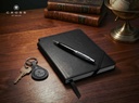 CROSS Leather Airtag Key Ring - Black