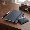 CROSS Leather Airtag Key Ring - Blue