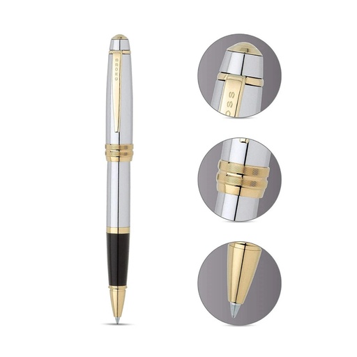 Cross Bailey™ Medalist® with 23KT Gold Plated Appointments Selectip Rollerball Pen (Blue Ink)