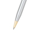Cross Classic Century® Medalist® Chrome with 23KT Gold Plated Appointments Ballpoint Pen  (Blue Ink)