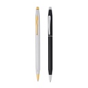 Cross Classic Century® Medalist® Chrome with 23KT Gold Plated Appointments Ballpoint Pen  (Blue Ink)