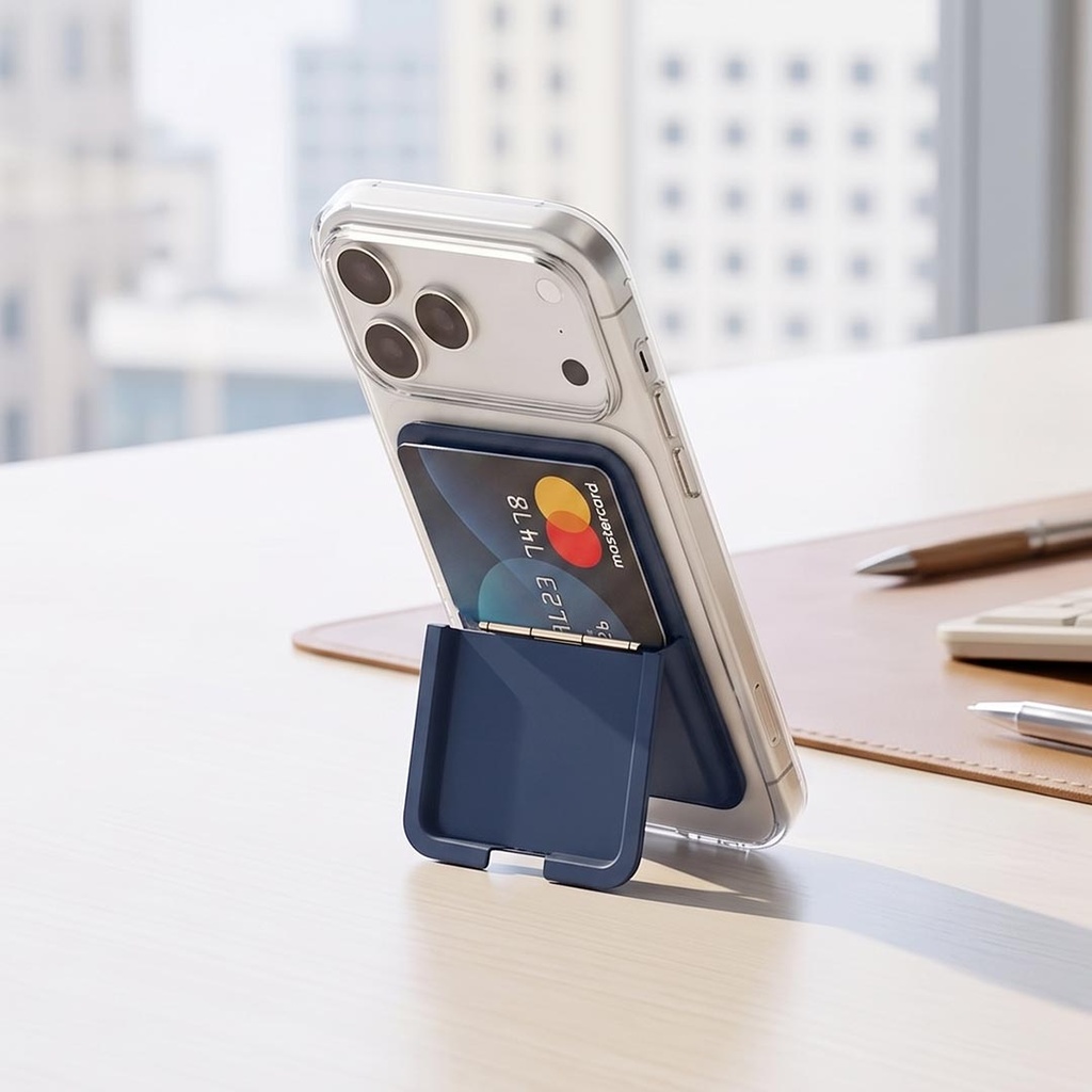 NAPIER - MagCase Card Holder - Navy Blue 