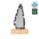 [AWEN 9212] ROLLE - eco-neutral® Waste-to-Wins® FSC Beech Recycled Plastic Award