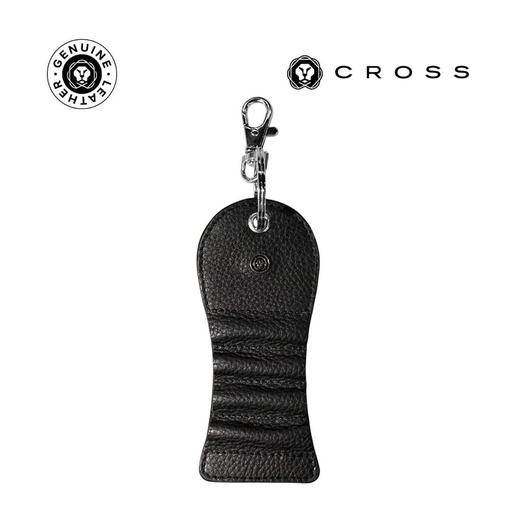[LACR 2050] CROSS Leather Golf Tee Holder - Black
